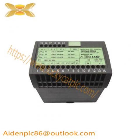 GMC SINEAX M563 Analog Output Module, Precision Control Solutions