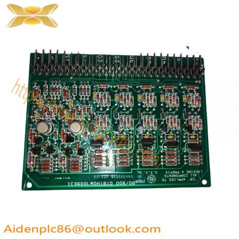 GE Speedtronic IC3600LRDH1B1D Relay Driver Card - Mark I/II Series, Engineered for Scalable Gas & Steam Turbine Management