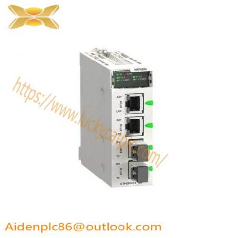 Schneider Electric BMXNRP0200 Fiber Optic Converter Module for M340 PLCs