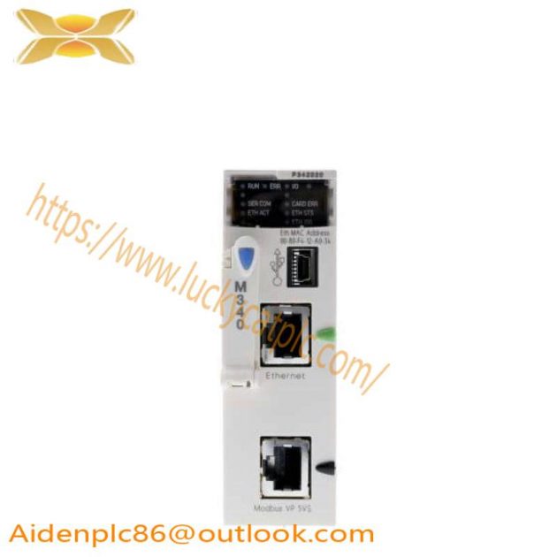 Schneider Electric's BMXP342020 Modular PLC Processor, 0.095A, 24VDC