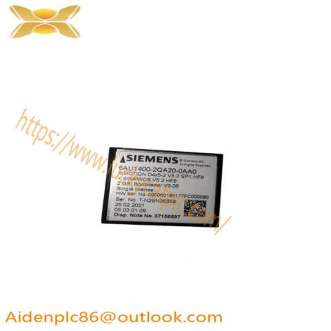 SIEMENS 6AU1400-2QA20-0AA0 Compact Flash Memory Module