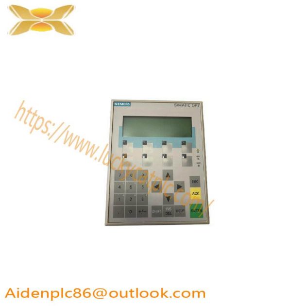 SIEMENS 6AV3607-1JC20-0AX1 Operator Interface - Advanced Control Solution for Industrial Applications