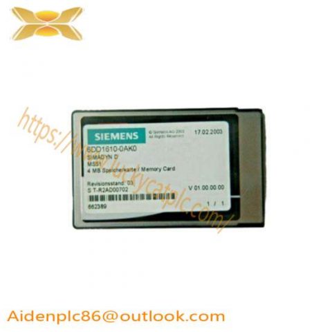 Siemens 6DD1610-0AK0 Flash Memory Module for SIMADYN D System