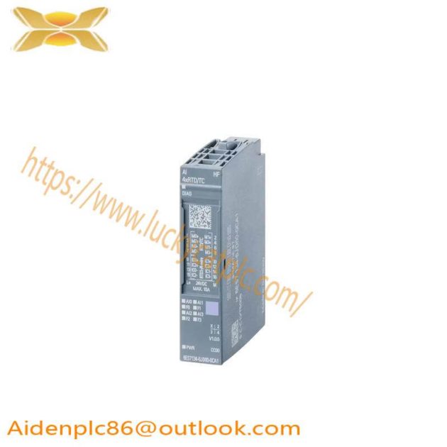 SIEMENS ET 200SP 6ES7134-6JD00-0CA1 Analog Input Module, Programmable Logic Controller Component