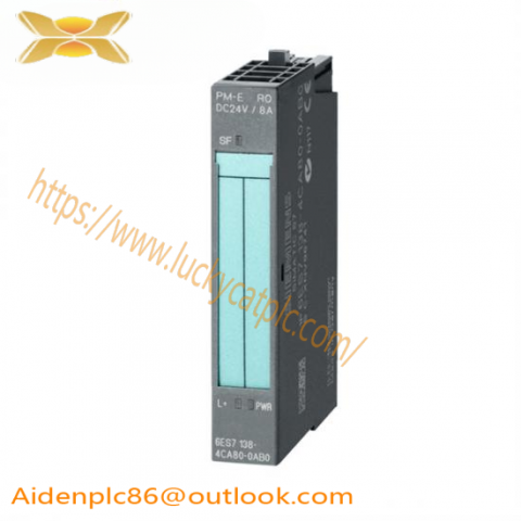Siemens 6ES7 138-4CA50-0AB0 I/O Power Module: Precision Control in Industrial Automation