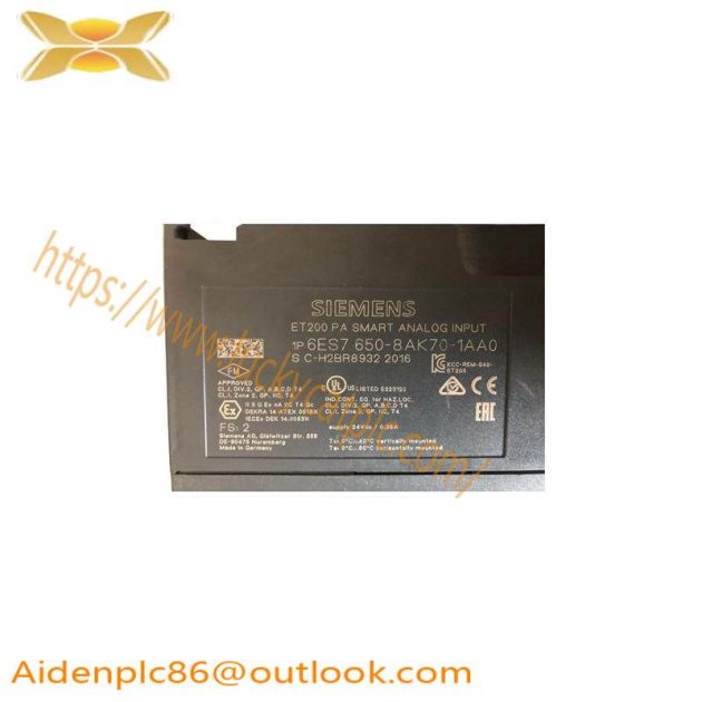 Siemens 6ES7650-8AK70-1AA0 Analog Input Module