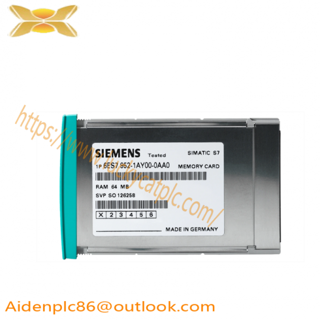 Siemens 6ES7952-1AK00-0AA0 RAM Memory Card for S7-400