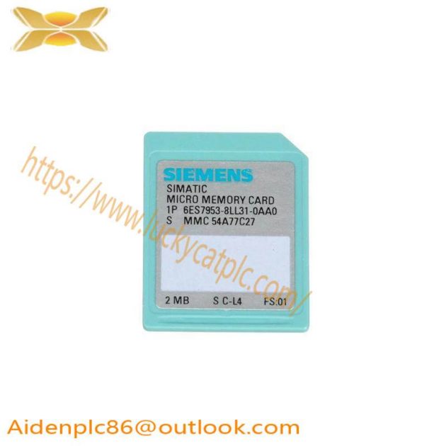 SIEMENS 6ES7953-8LL31-0AA0 Micro Memory Card for S7-300/C7/ET 200, 3V NFlash, 64KB