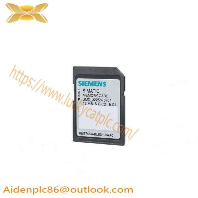 SIEMENS 6ES7954-8LC03-0AA0: SIMATIC S7 Memory Card for Industrial Automation