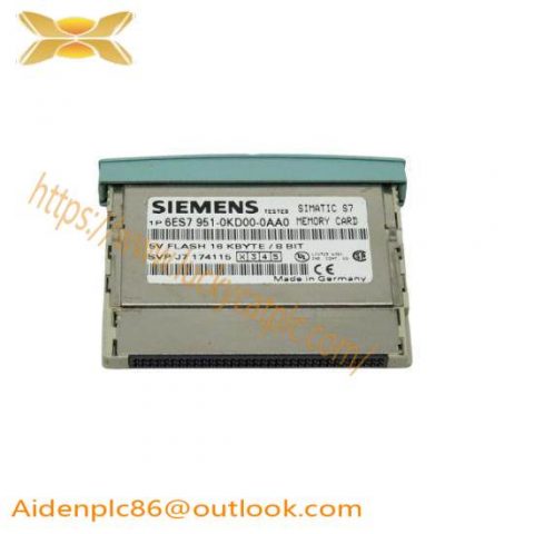 Siemens 6ES7 951-0KD00-0AA0 Flash Memory Module - Advanced Industrial Storage Solution