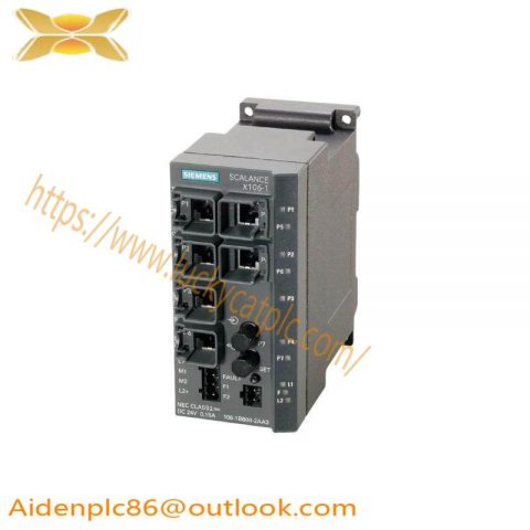 SIEMENS Scalance 6GK5106-1BB00-2AA3 Industrial Ethernet Switch, Compact & Reliable Network Solution