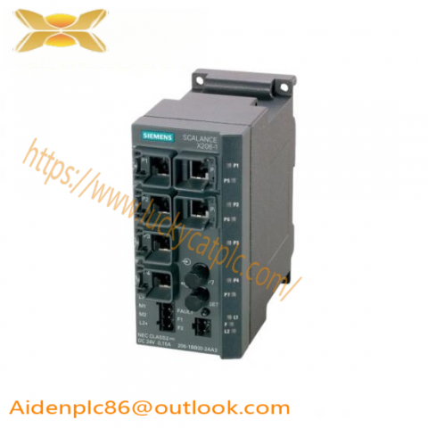 Siemens 6GK5206-1BB10-2AA3 SCALANCE X206-1 Industrial Ethernet Switch, SIMATIC Control Module