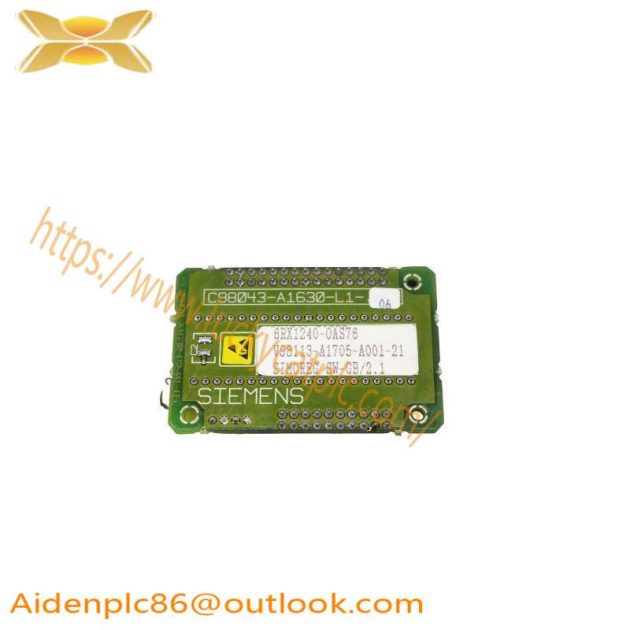 Siemens 6RX1240-0AS76 Control Module for Industrial Automation