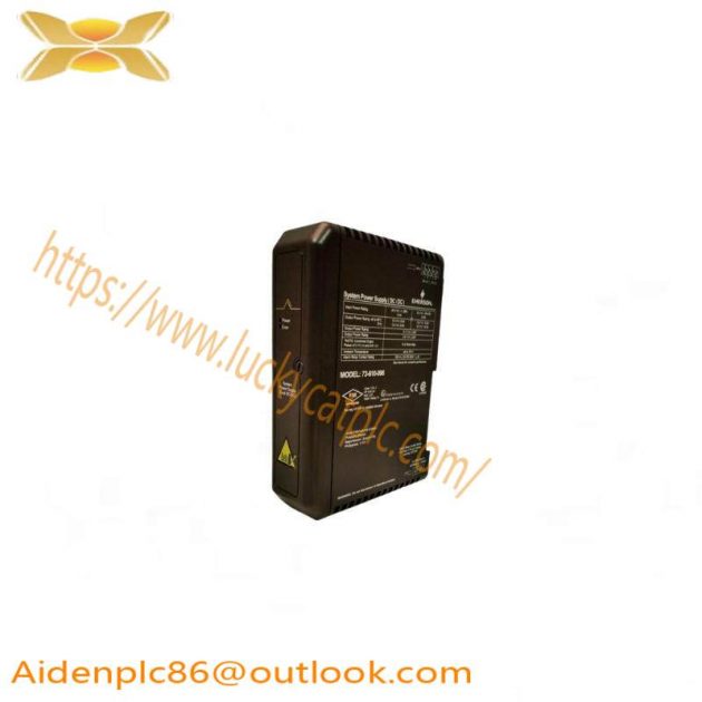 EMERSON VE5009 KJ1501X1-BC3 12P3935X022 - Advanced Industrial Power Supply System