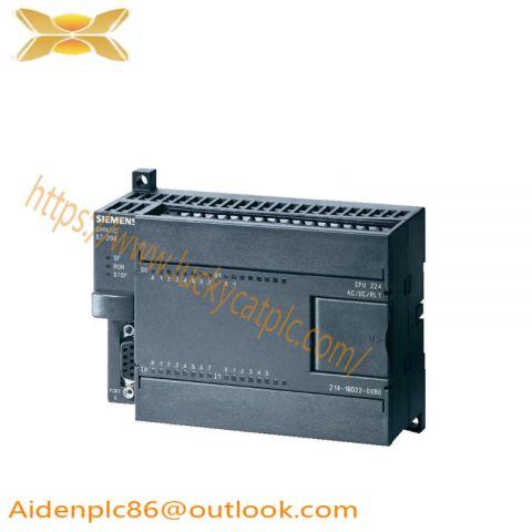 SIEMENS Simatic S7-200 CPU 224 Compact Unit 6ES7214-1AD21-0XB0, Industrial Automation Control Module