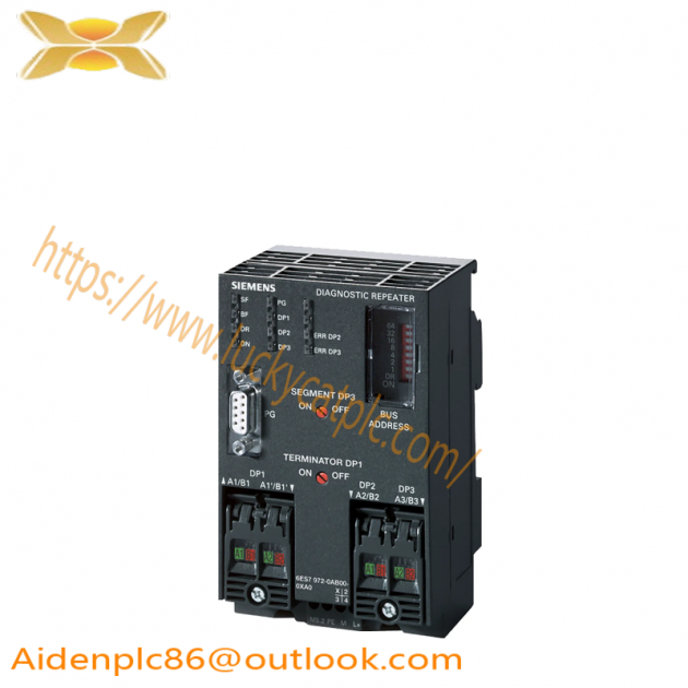 SIEMENS 6ES7972-0AB01-0XA0 Diagnostic Repeater, Industrial Control Systems