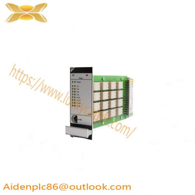 EMERSON A6740/10 - 16 Channel Output Relay Module, Advanced Industrial Control Solutions
