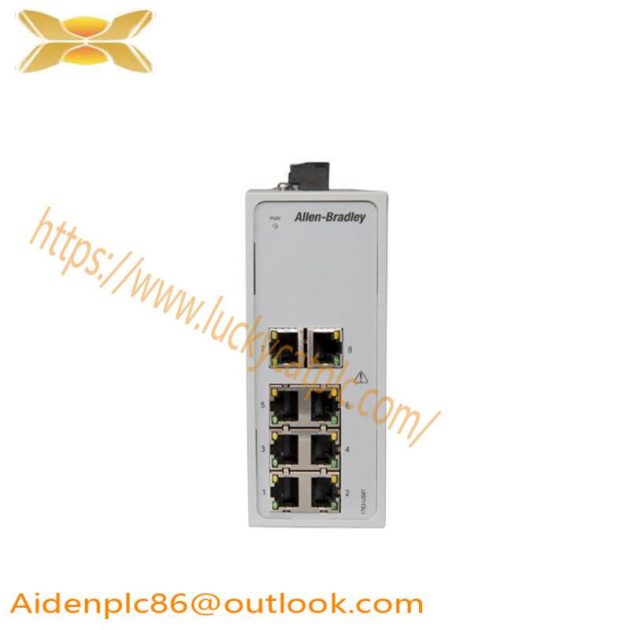 AB Industrial Controls 1783-US08T Ethernet Switch, Optimized for Industrial Networking