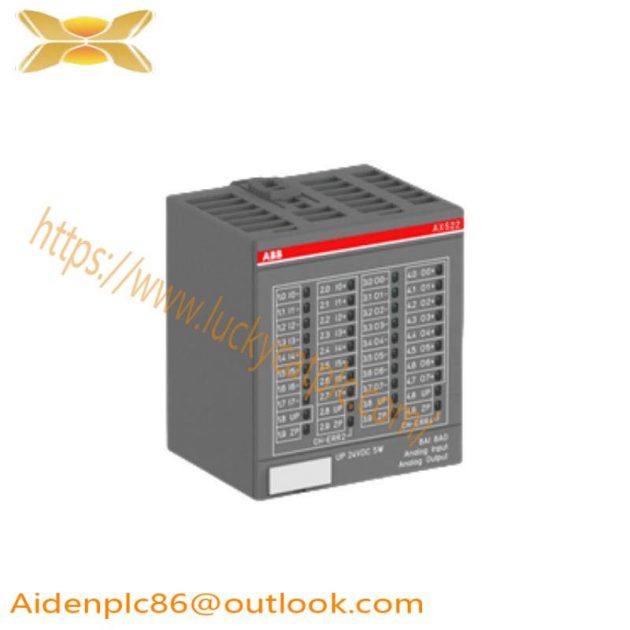ABB AX522 8AI/8AO Power Supply Module: High-Performance, Versatile PLC Component