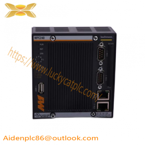 Bachmann PLC BS209 Control Module, Industrial Automation, Advanced Performance