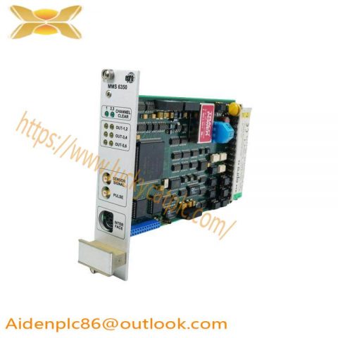 Emerson MMS6350 Digital Overspeed Protection System, designed for industrial safety and reliability