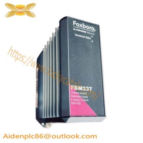 FOXBORO FBM237 RH914XS: Channel Isolated 8-Input Module for Advanced Process Control