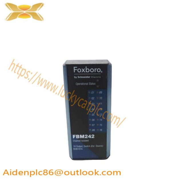 FOXBORO FBM242 RH916TA: Channel Isolated 16-Output Switch for Advanced Industrial Control