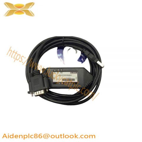 GE IC200CBL001: Industrial Communication Cable for PLC Control Systems