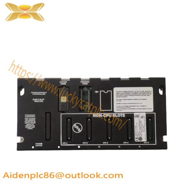 GE IC693CPU313X 05 Slot CPU Chassis - Advanced Modular Control System