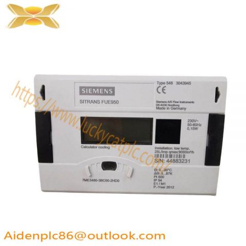 SIEMENS SITRANS FU E950 THERMAL ENERGY Meter, Thermal Energy Measurement System