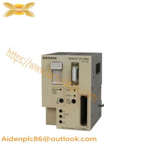 SIEMENS 6ES5102-8MA12 Central Processing Unit - Advanced Control Solutions for Industrial Automation