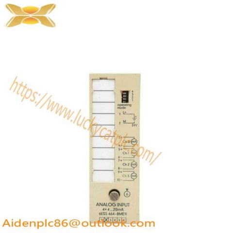 SIEMENS SIMATIC 6ES5464-8ME11 Analog Input Module: High-Frequency, Compact PLC System