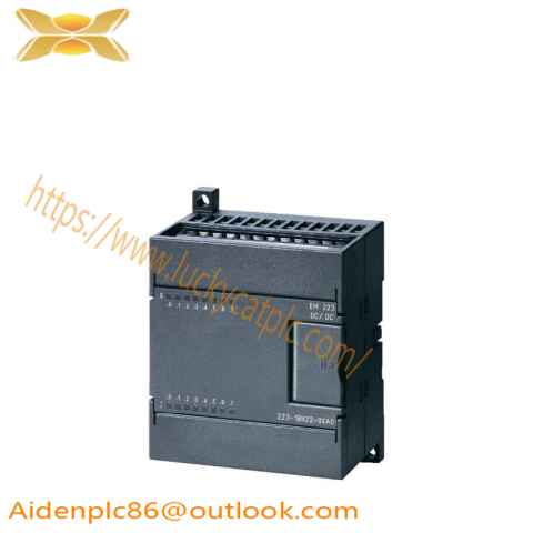 SIEMENS 6ES7223-1BH22-0XA0 EM223, Digital I/O Module, 8 Input/8 Output, 24V DC, 0.75A per Channel