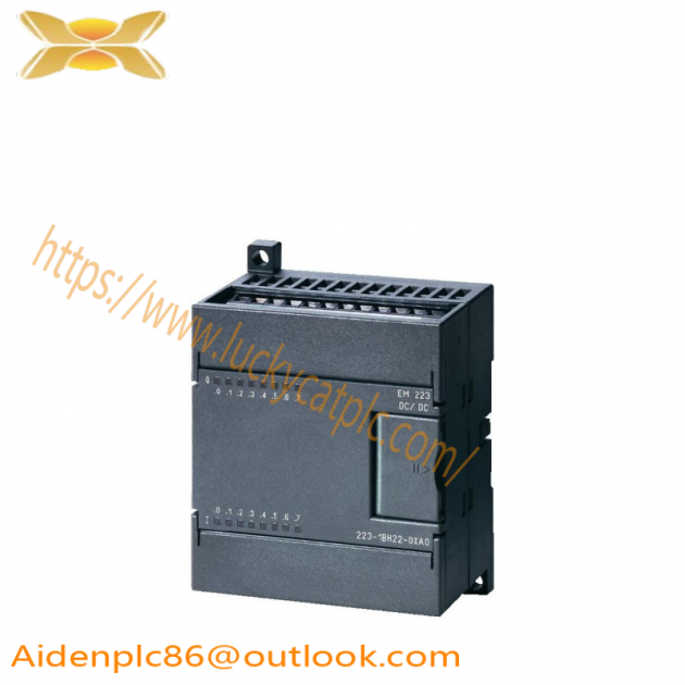 SIEMENS 6ES7223-1BH22-0XA0 EM223, Digital I/O Module, 8 Input/8 Output, 24V DC, 0.75A per Channel