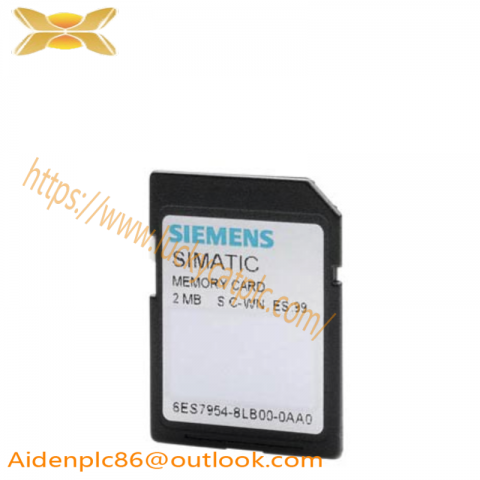 SIEMENS 6ES7954-8LB00-0AA0 Memory Card for Industrial Control Systems