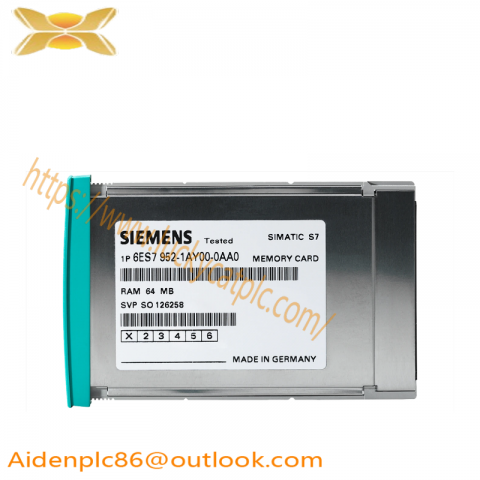 SIEMENS SIMATIC S7 RAM MEMORY CARD 6ES7 952-1AL00-0AA0, High-Performance Data Storage Module