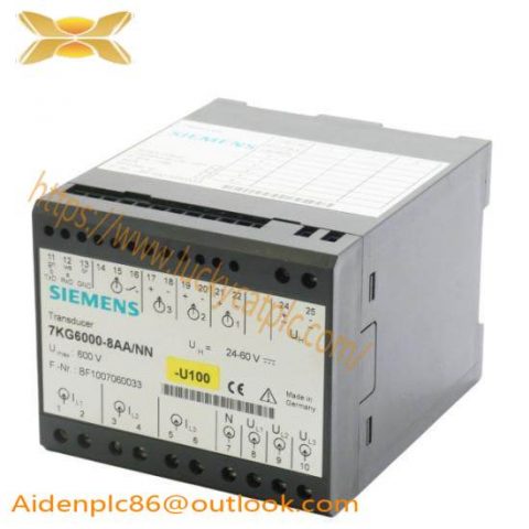 Siemens 7KG6000-8AA Ultrasonic Transmitter, Advanced Industrial Control Solution