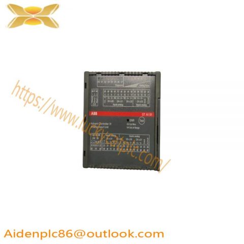 ABB 07AI91 GJR5251600R0278: High-Performance Analog I/O Module for Industrial Automation
