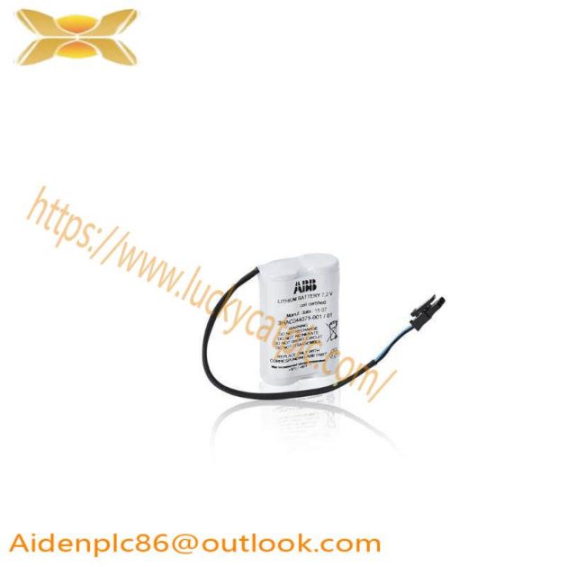 ABB SMB Battery for Robot CPU 3HAC044075-001 | Energy Storage Solution for ABB Robotics