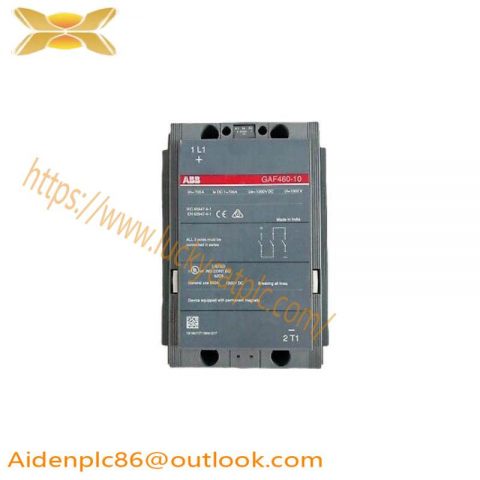 ABB GAF 460-10-11 Dc Contactors: Reliable Control Solutions for Industrial Applications
