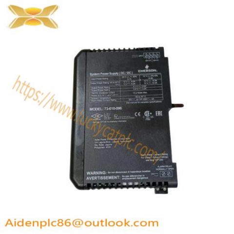 Emerson DeltaV KJ1501X1-BC3 Power Supply, Industrial Control Solution