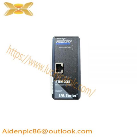 FOXBORO FBM232 Ethernet Module for Industrial Control, Single