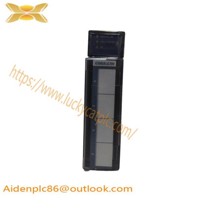 GE Fanuc IC695ALG704: 4-Channel Analog Output Module for Industrial Automation