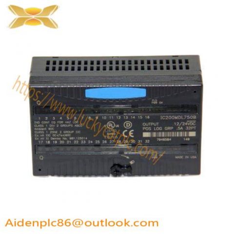 General Electric IC200MDL750E32PT Discrete Output Module - Industrial Automation Solution
