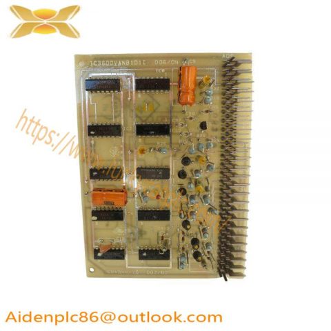 GE IC3600VANB1D1C: Advanced Control PLC Annunciator Board for Steam and Gas Turbines