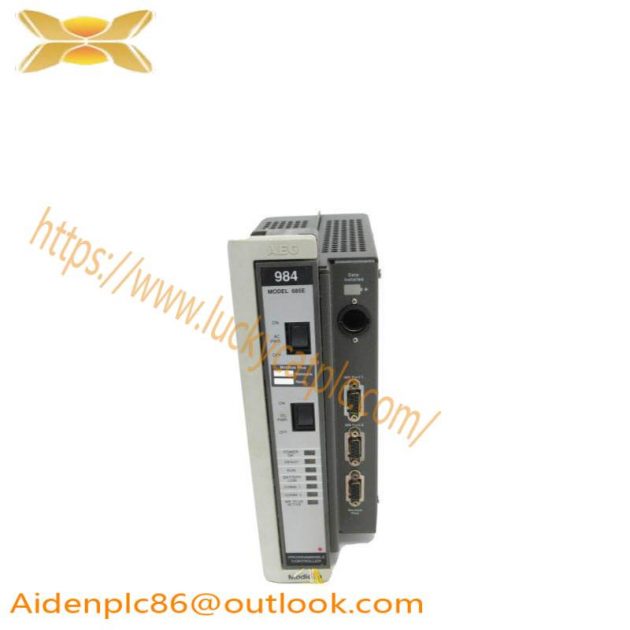 Modicon PC-E984-685, Model 984 CPU Module - Advanced Control Solutions for Industrial Automation
