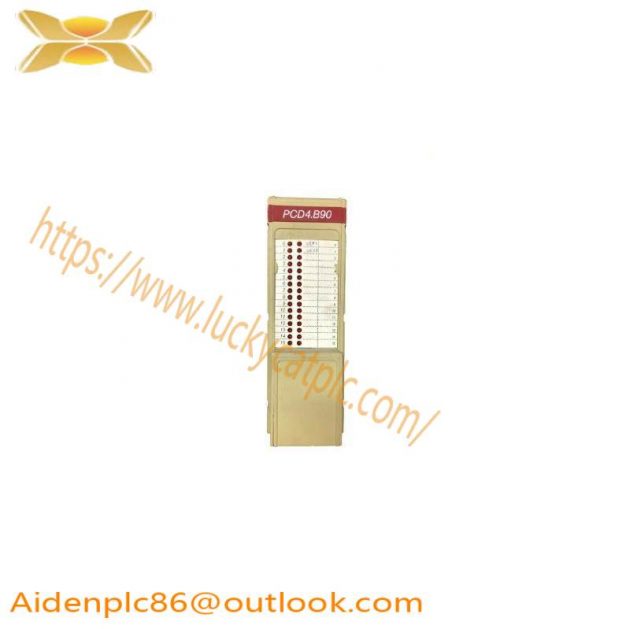 SAIA PCD4.B900 I/O Module: 32 Point, 16 Input, 16 Output, 24V DC, Advanced Industrial Control
