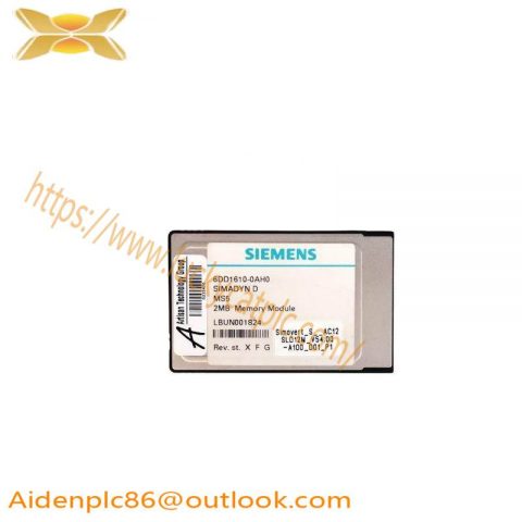 SIEMENS SIMADYN D Memory Submodule 6DD1610-0AH0, Advanced Industrial Control Module