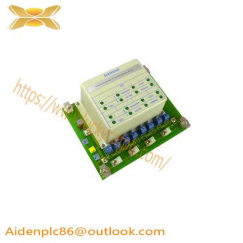 Siemens 6DS3902-8AA: Safety Isolator, Enhancing Industrial Control Systems