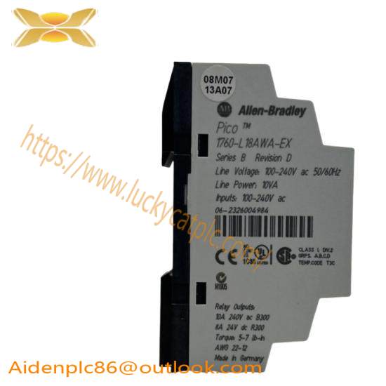 PicoController by BrandName Model 1760L18AWAEX with RTC, 18 I/O Expandable, AC Module